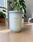 TRĒO Dawn Nº1 candle on a wood table