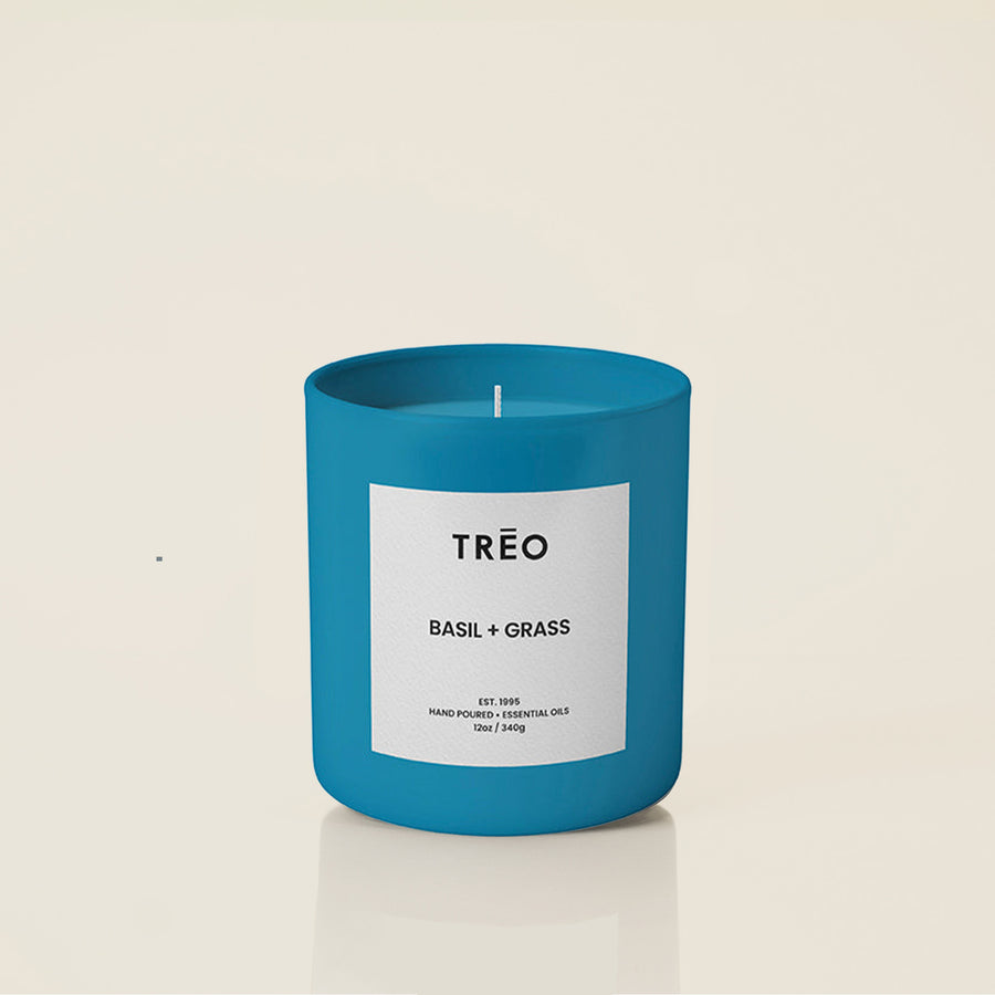 Basil + Grass Scented Candle